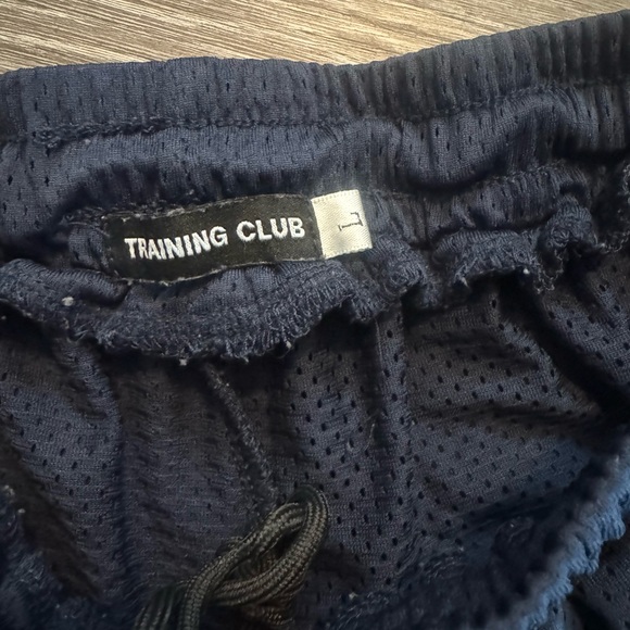 Training Club Mesh Navy Blue Athletic Shorts - Picture 3 of 3